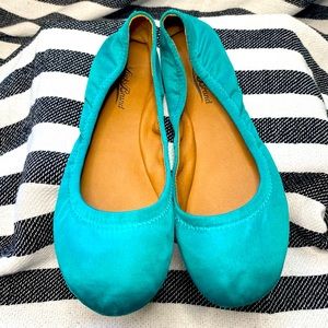 Ballet Flat turquoise teal aqua